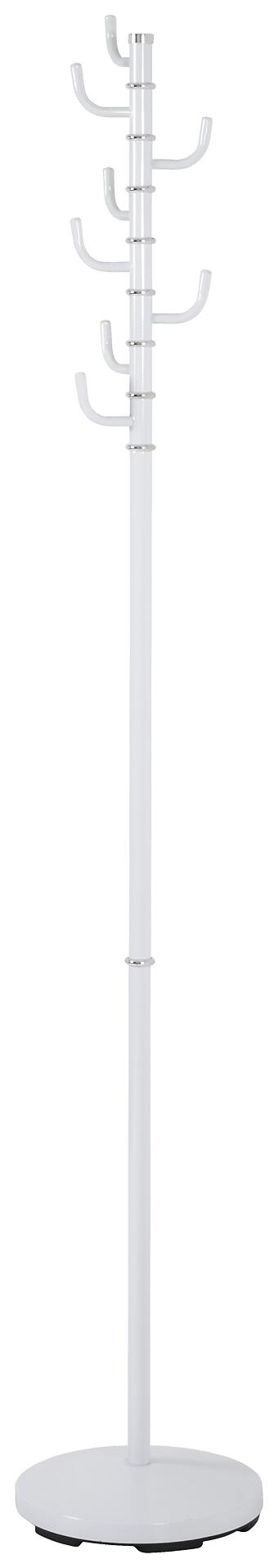 Garderobenständer  weiß lackiert H: ca. 172 cm