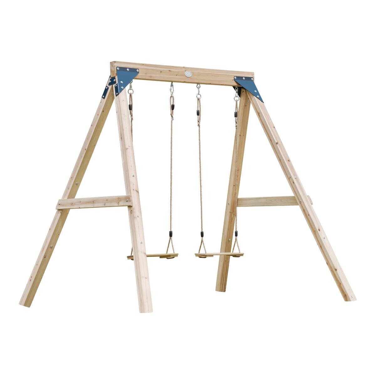 AXI Doppelschaukel Yuna braun B/H/L: ca. 224x208x186 cm