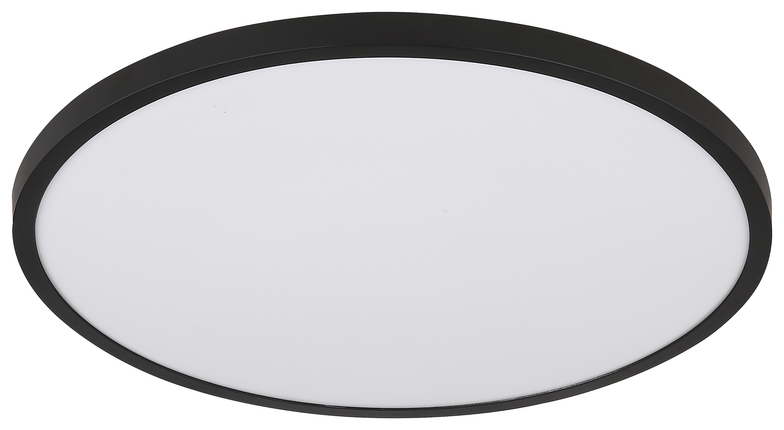 GLOBO Deckenleuchte Opal mattschwarz Kunststoff H/D: ca. 3,5x30 cm 1 Brennstellen