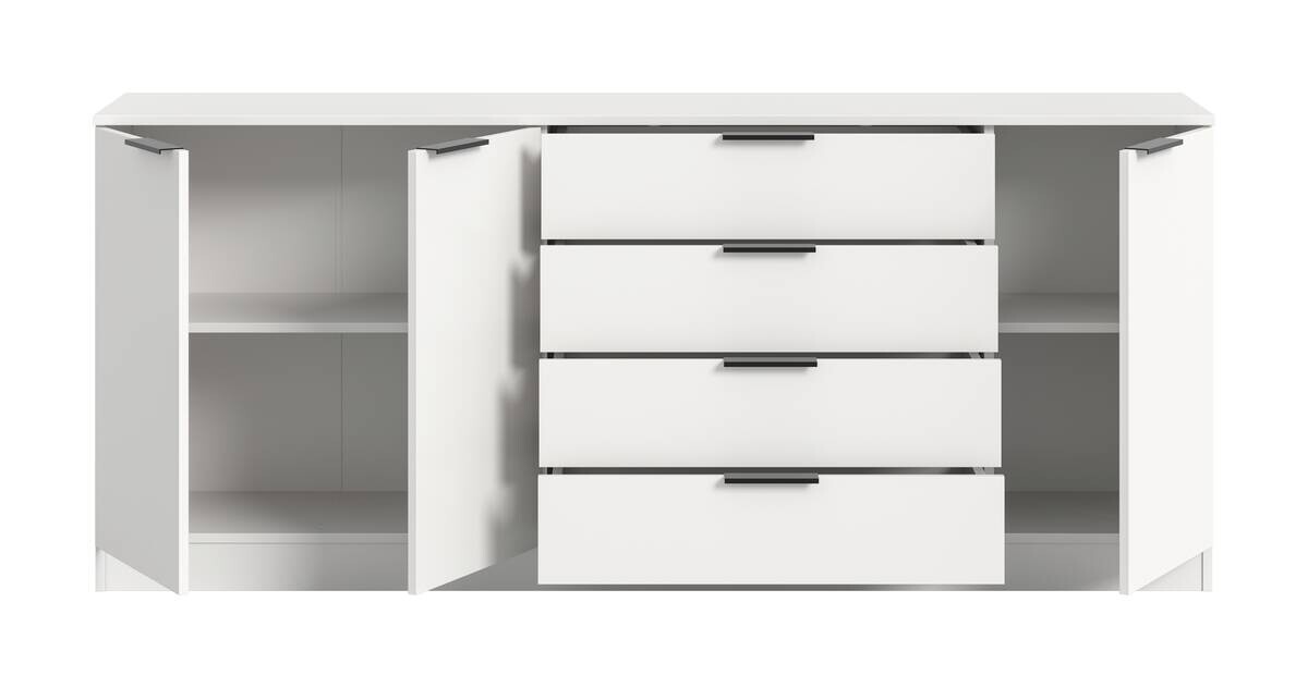 Kommode KOPENHAGEN weiß B/H/T: ca. 185x80x35 cm