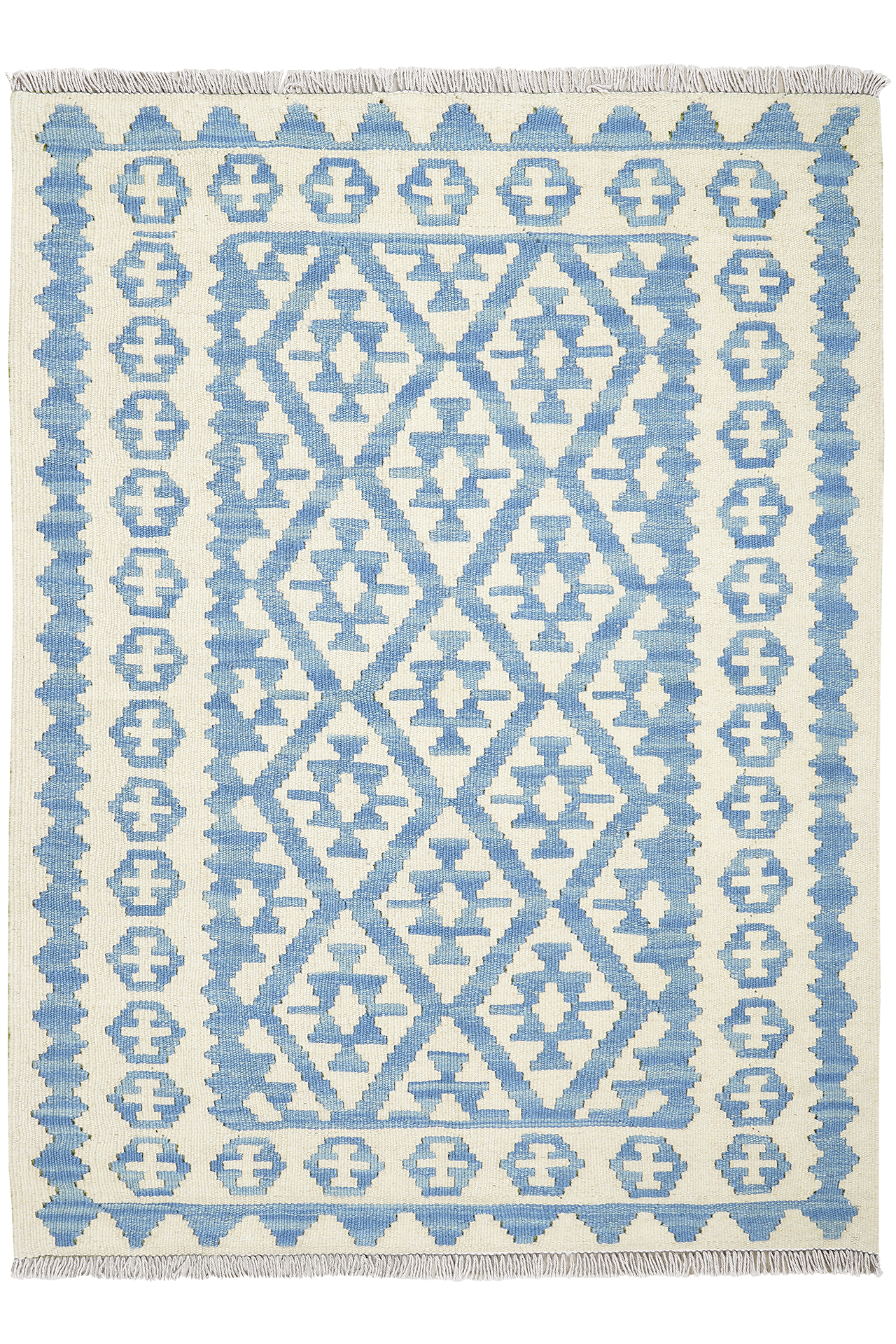PersaTepp Teppich Kelim Gashgai blau B/H/L: ca. 109x1x145 cm
