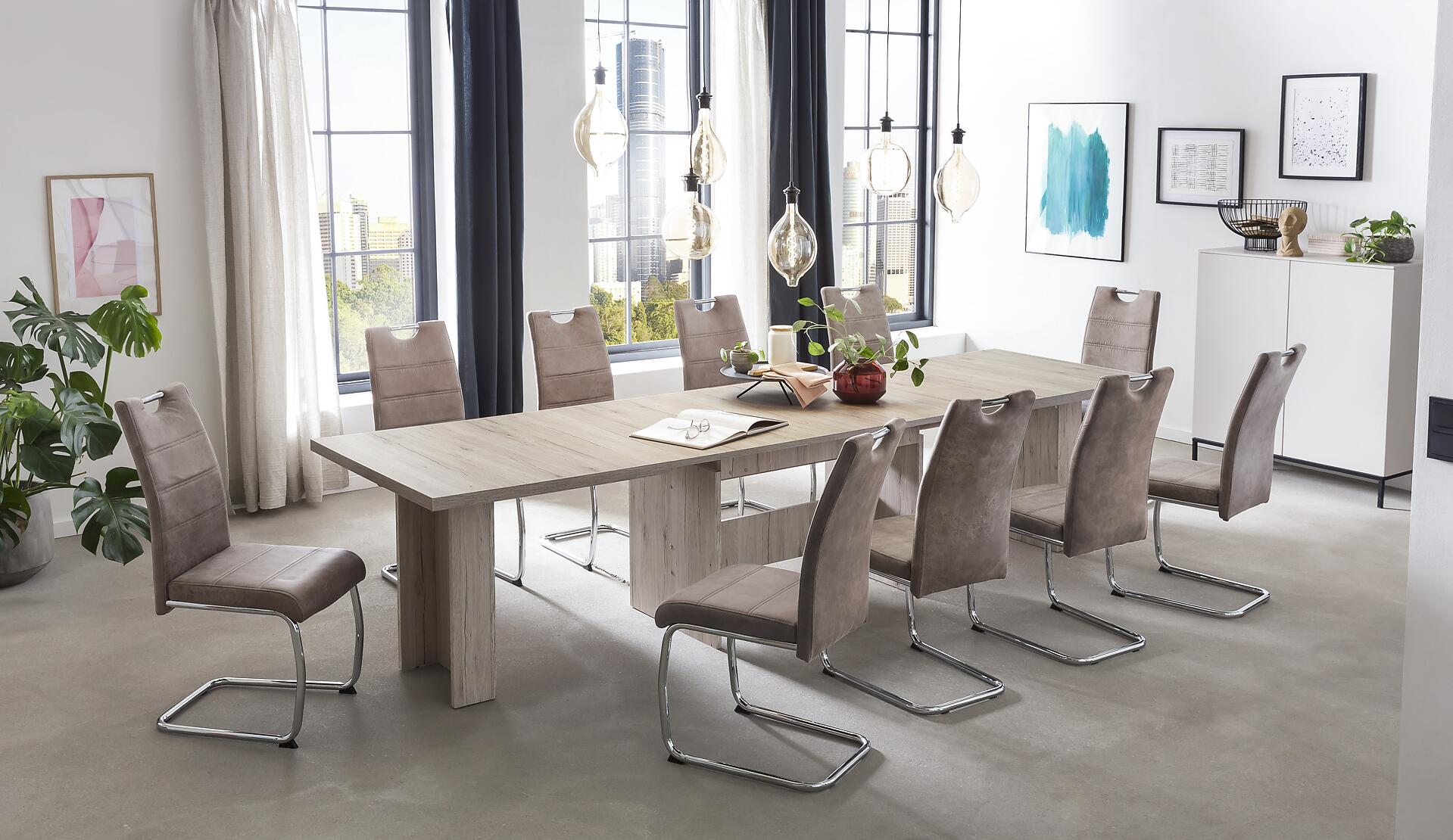 Esstisch LIA II Eiche Sand Nachbildung B/H/T: ca. 160x76x90 cm