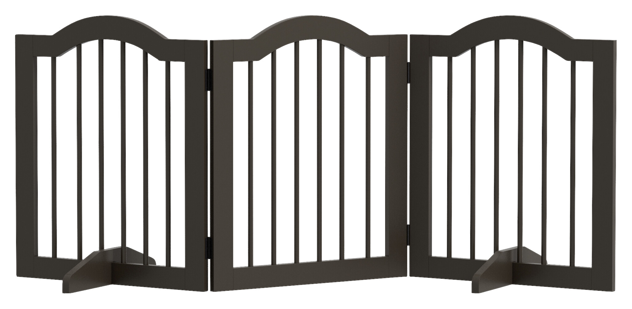 PawHut Schutzgitter kaffee MDF B/H/L: ca. 29,5x61x154,5 cm