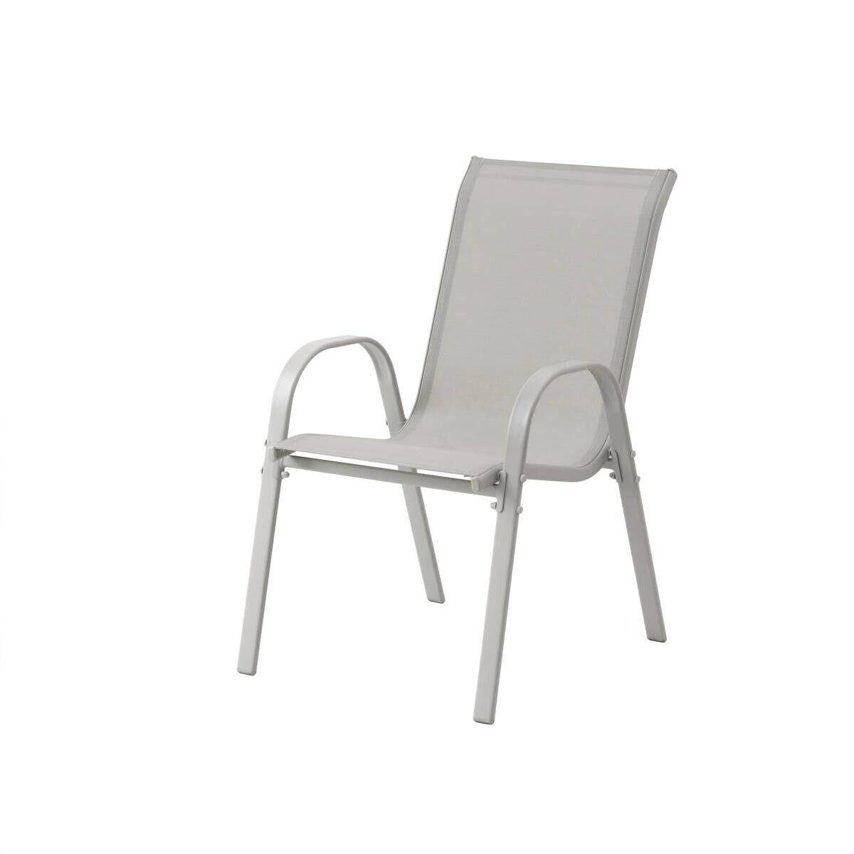 POCOline Gartensitzgruppe Tomar hellgrau Stahl