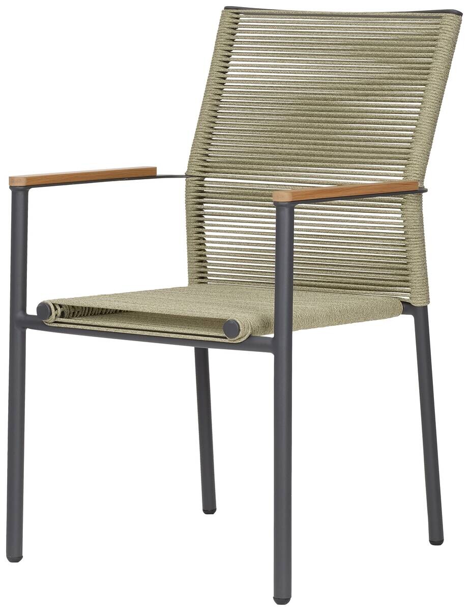 POCOline Gartenstuhl Turin salbei Webstoff B/H/L: ca. 60x87x56 cm