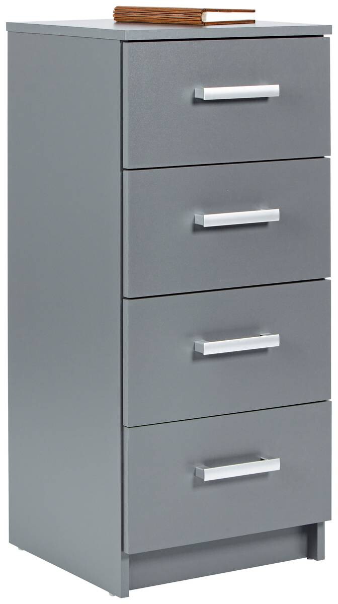 Kommode Elenzio Grafitgrau Optik B/H/T: ca. 41,2x91x40 cm