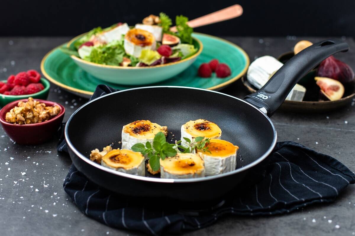 ELO Pfanne schwarz Aluminium