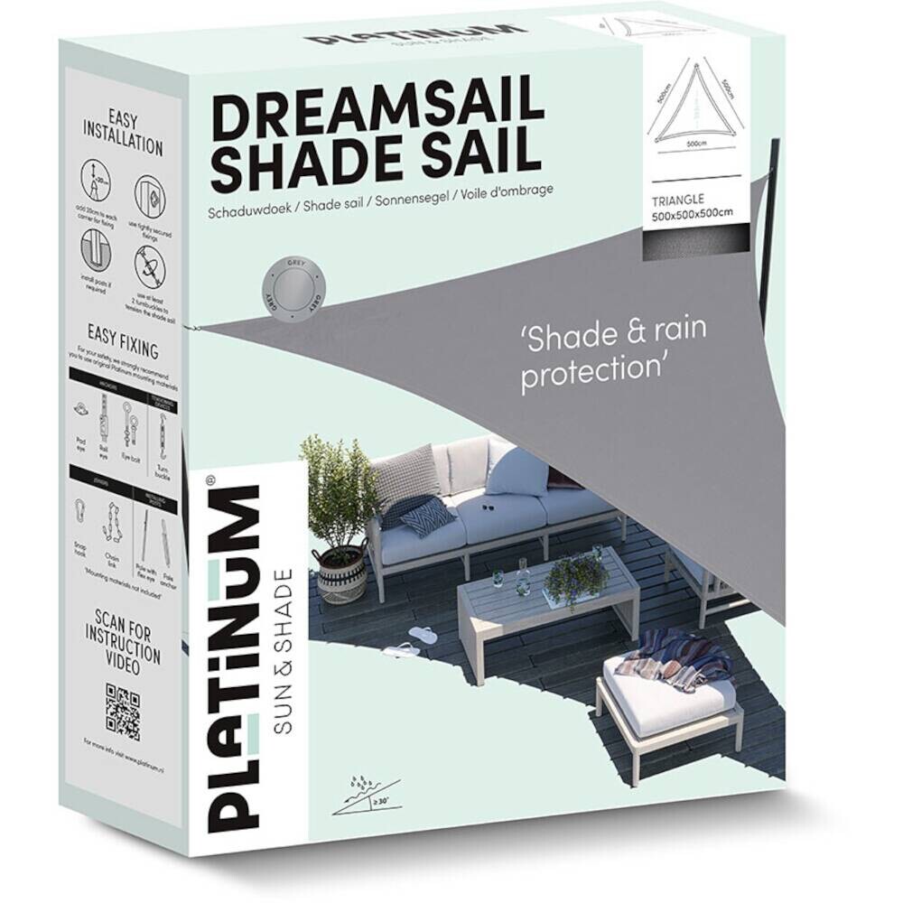 PLATINUM Sonnensegel Dreamsail creme Polyester B/H/L: ca. 500x1x500 cm