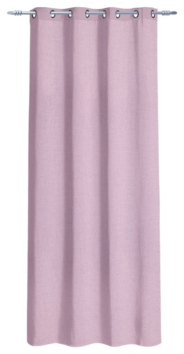 POCOline Ösenvorhang Cleo rosa B/L: ca. 140x240 cm