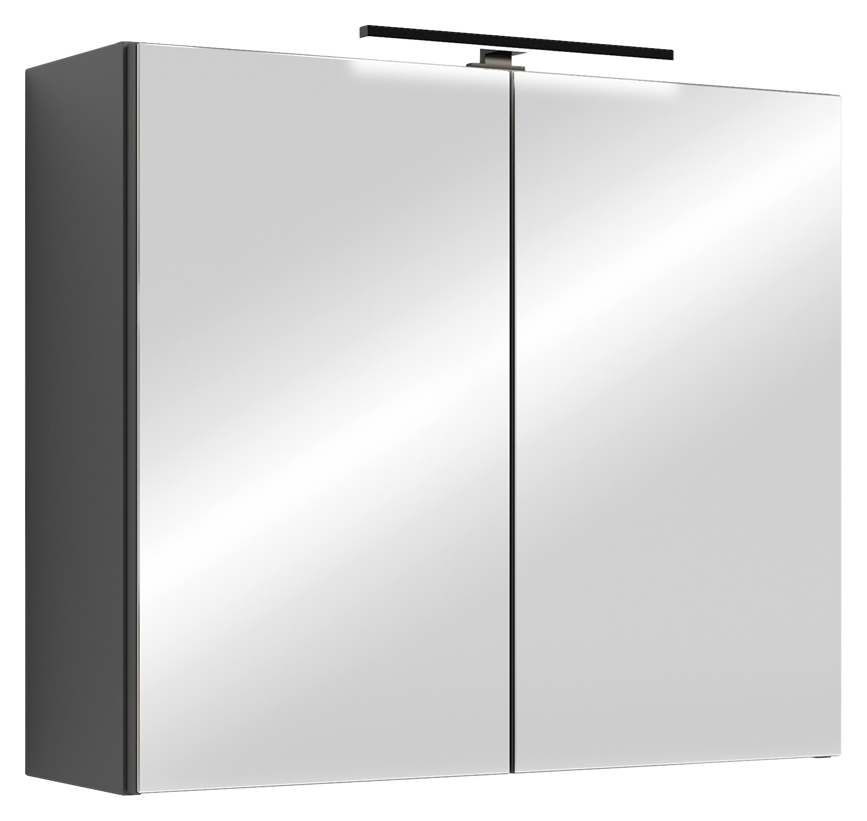 Spiegelschrank SPREE anthrazit B/H/T: ca. 70x60x15 cm