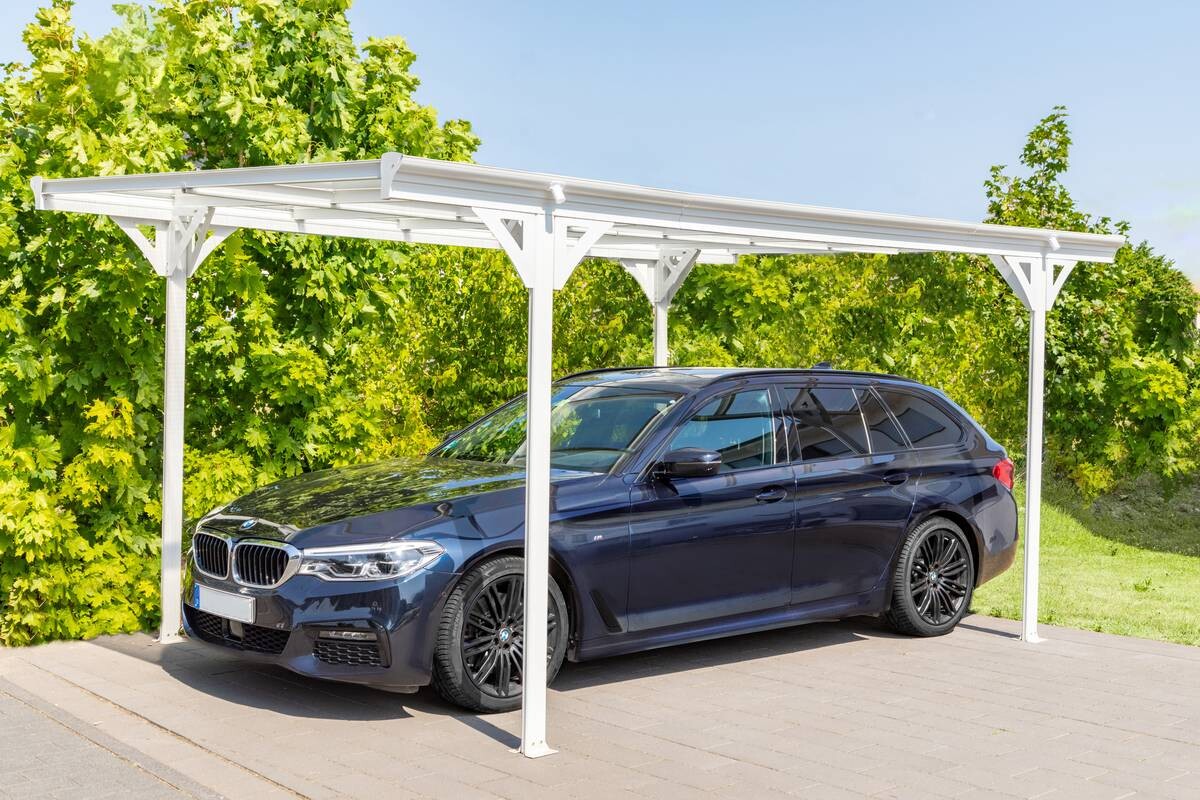 Westmann Carport 15m² B/H/L: ca. 305x232x503 cm