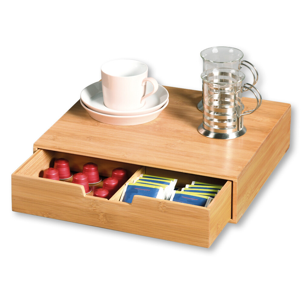 Kesper Vorratsbox mit Schublade natur B/H/L: ca. 31x34x8 cm