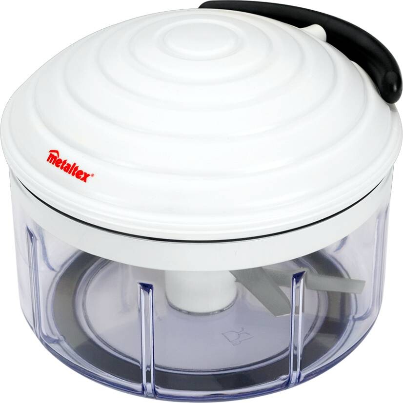 Metaltex Zerkleinerer weiß transparent Kunststoff B/H/T: ca. 13,8x11,4x13,3 cm