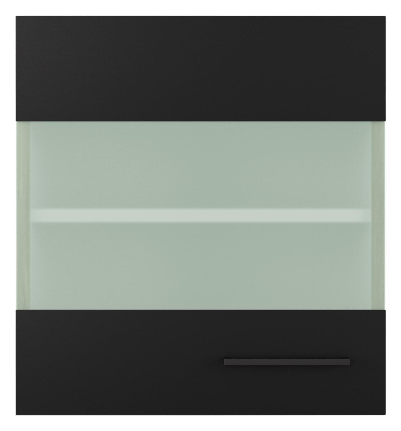 Hängeschrank Capri schwarz matt B/H/T: ca. 50x54,8x32 cm