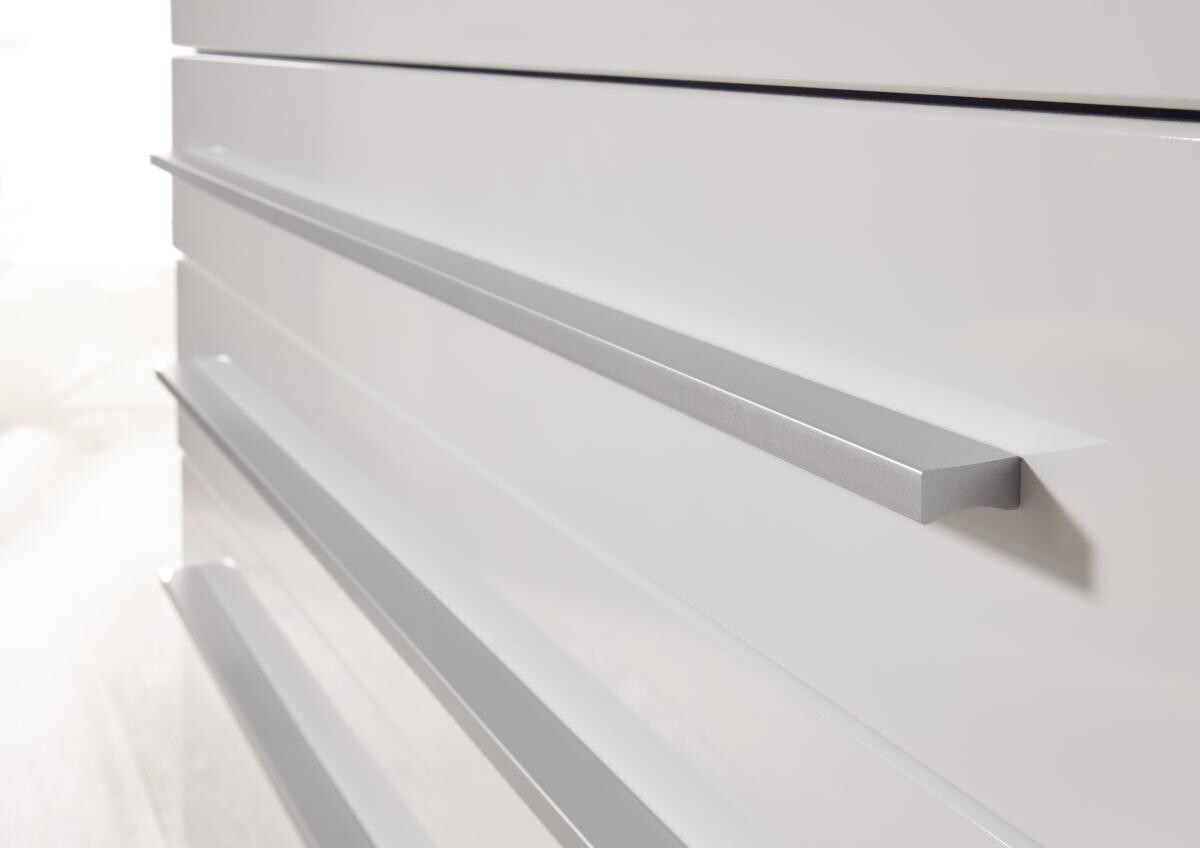 Respekta Doppelblock Premium weiß hochglänzend B/H/T: ca. 290x200x60 cm