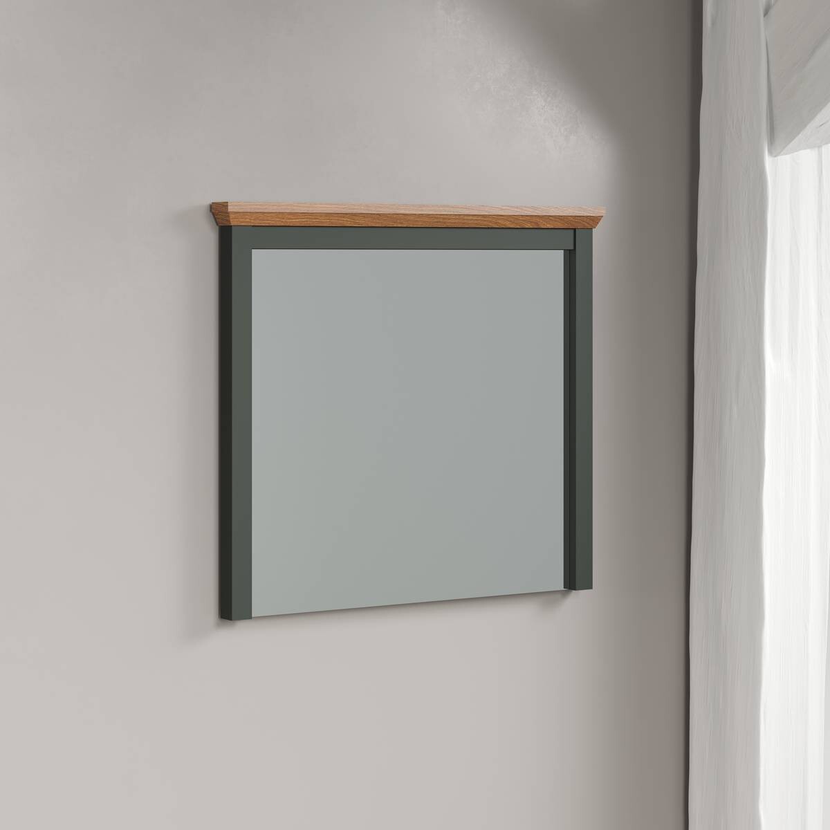 Wandspiegel Stanton tannengrün Eiche Evoke Coast Nachbildung B/H/T: ca. 77x68x6 cm