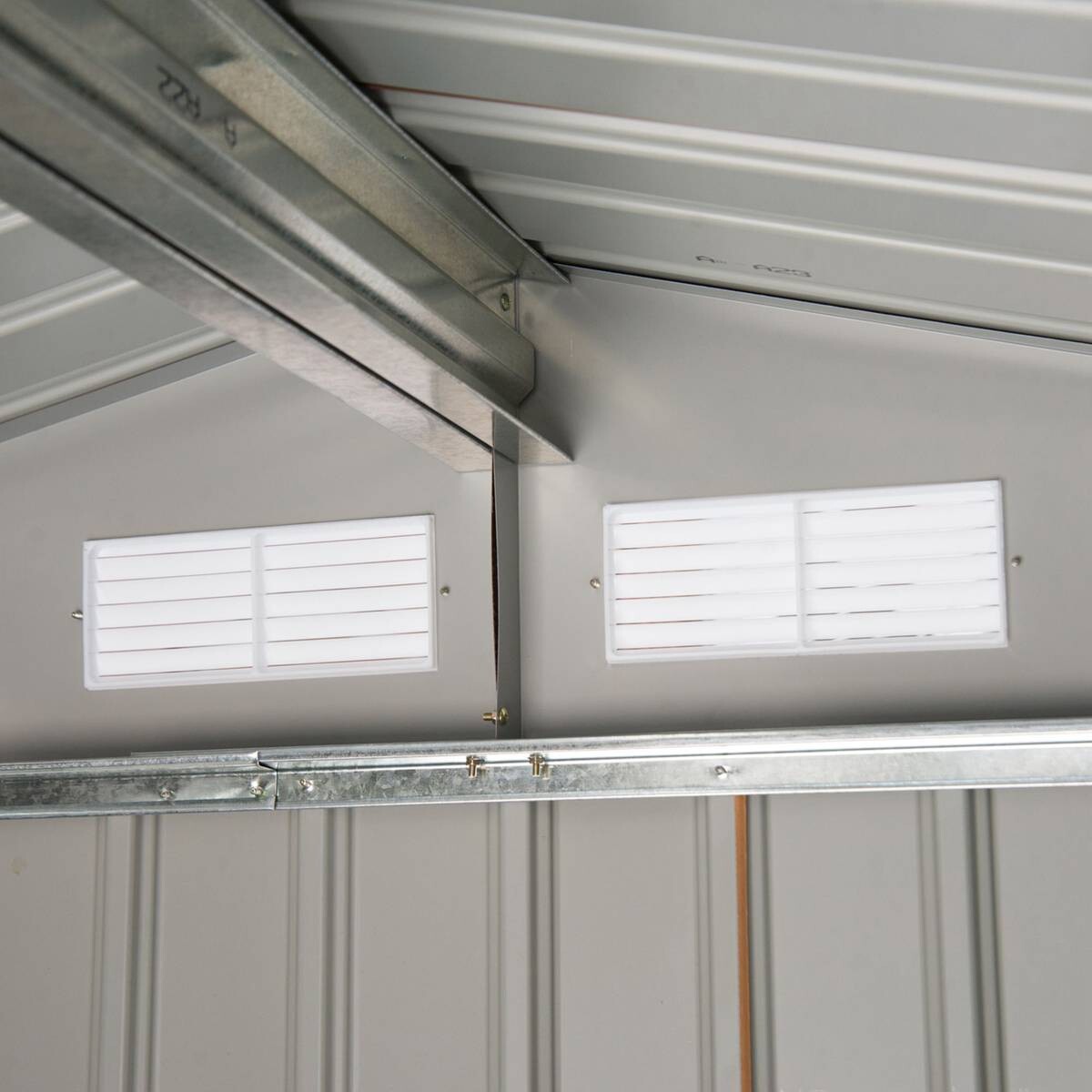 Outsunny Gartenhaus braun B/H/L: ca. 130x185x213 cm