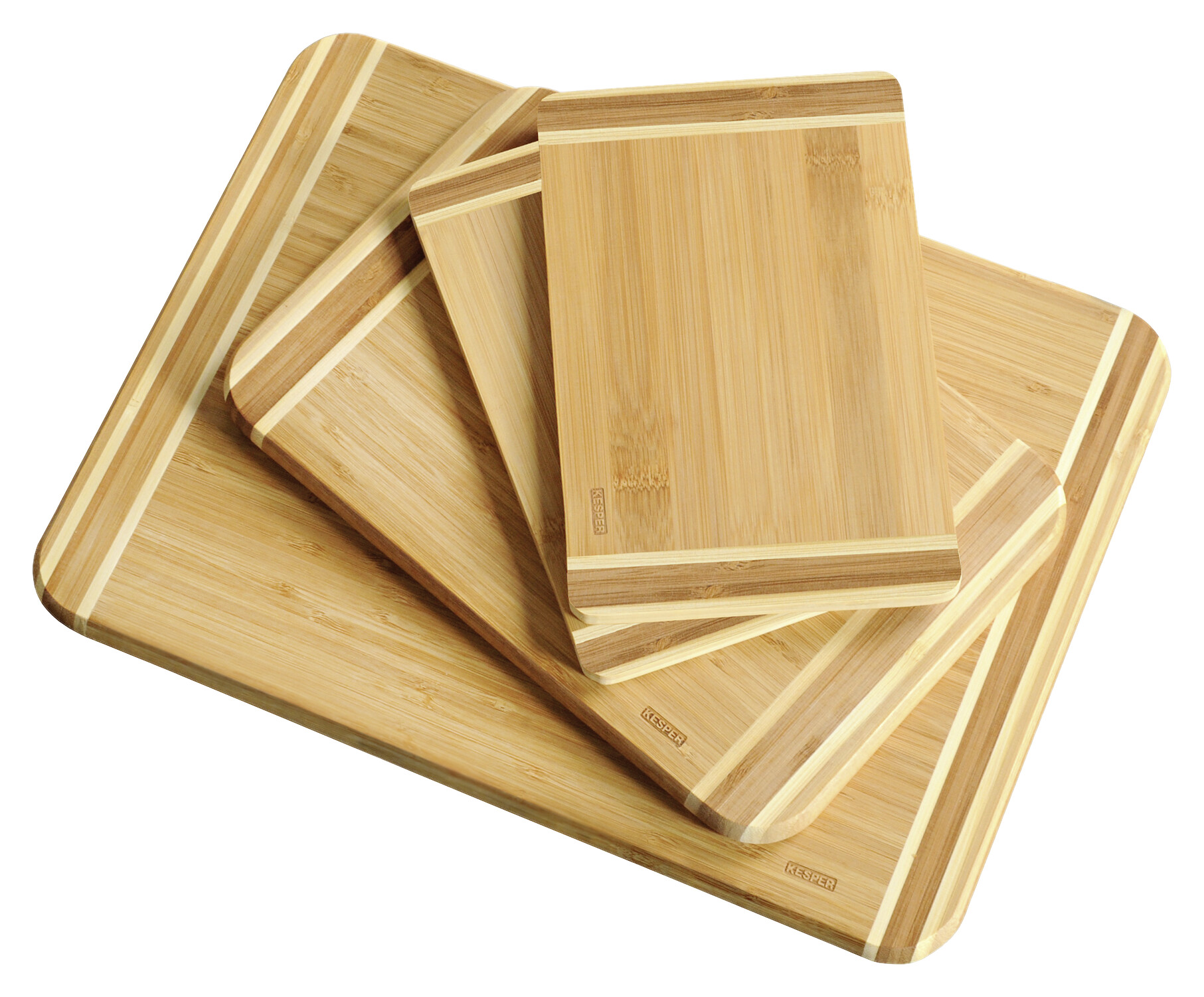 Kesper Schneidbrettset natur Holz Holz