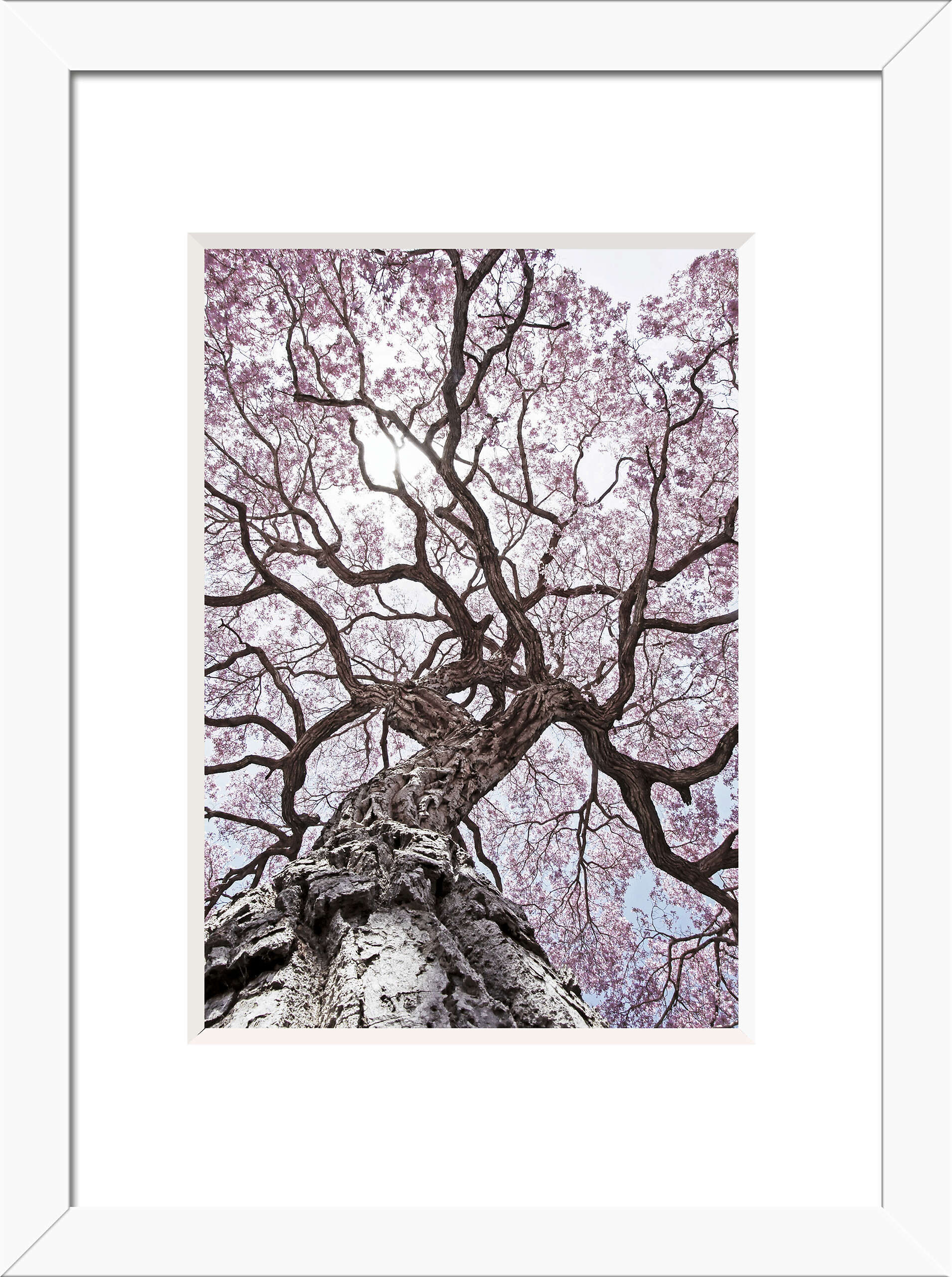 Bilderrahmen weiß Holz B/L: ca. 15x21 cm