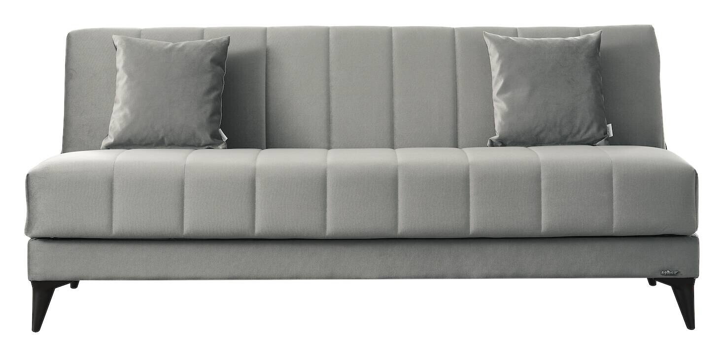 Schlafsofa grau Polyester B/H/T: ca. 192x86x84 cm