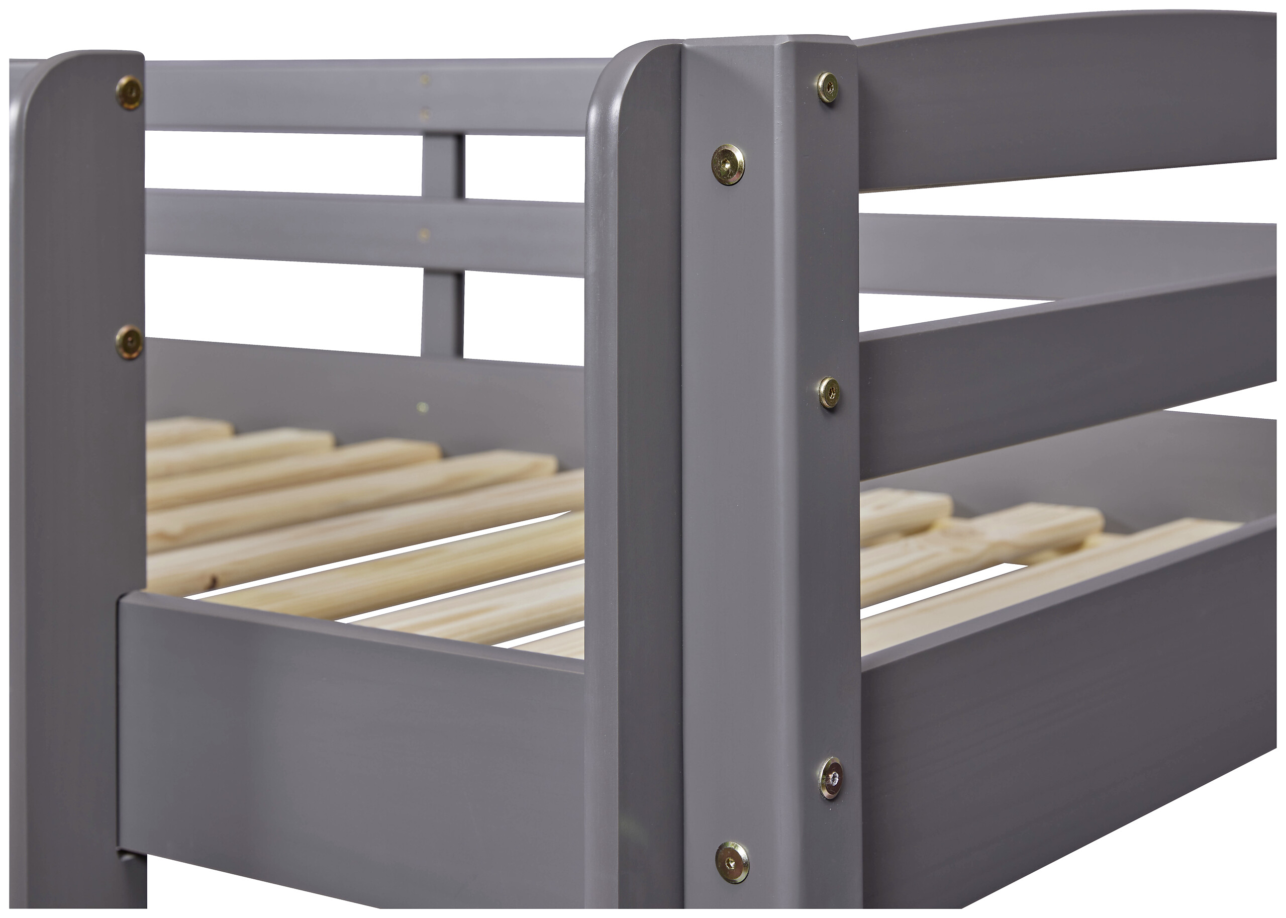 Etagenbett Lavius grau