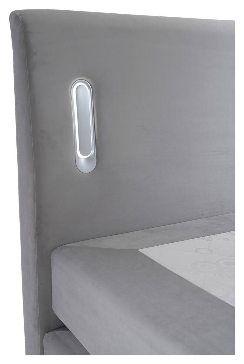 Boxspringbett Lighting grau Liegefläche B/L: ca. 160x200 cm