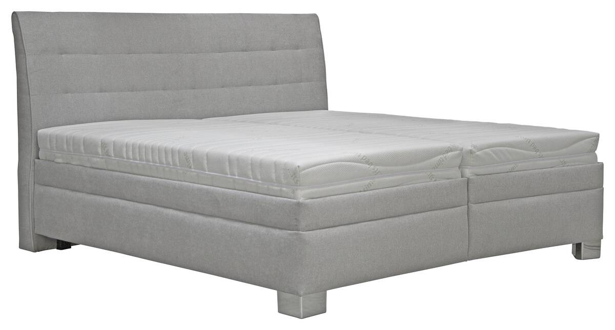 Polsterbett Naty silber Liegefläche B/L: ca. 200x200 cm