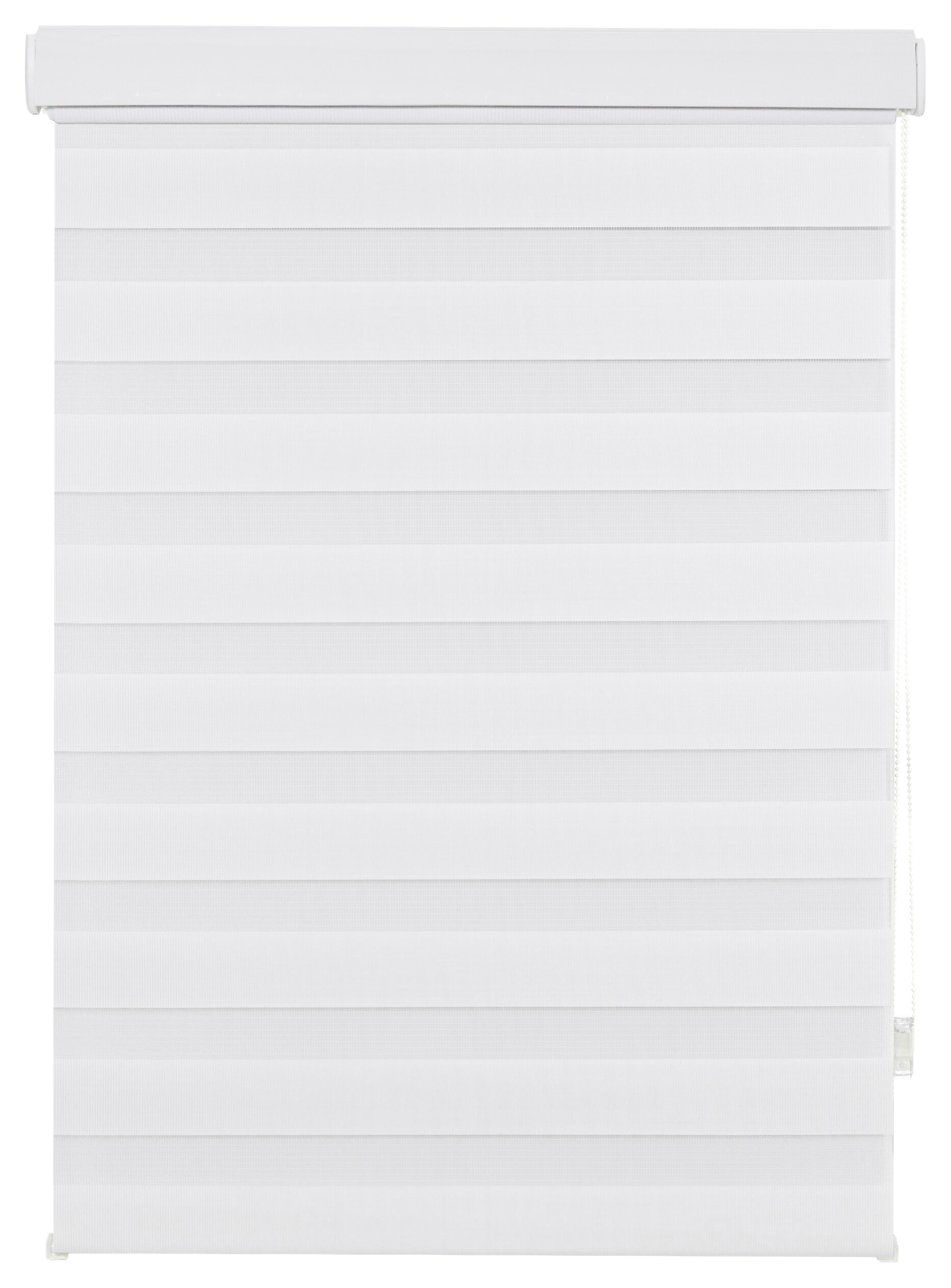 Doppelrollo mit Blende weiß B/L: ca. 60x160 cm
