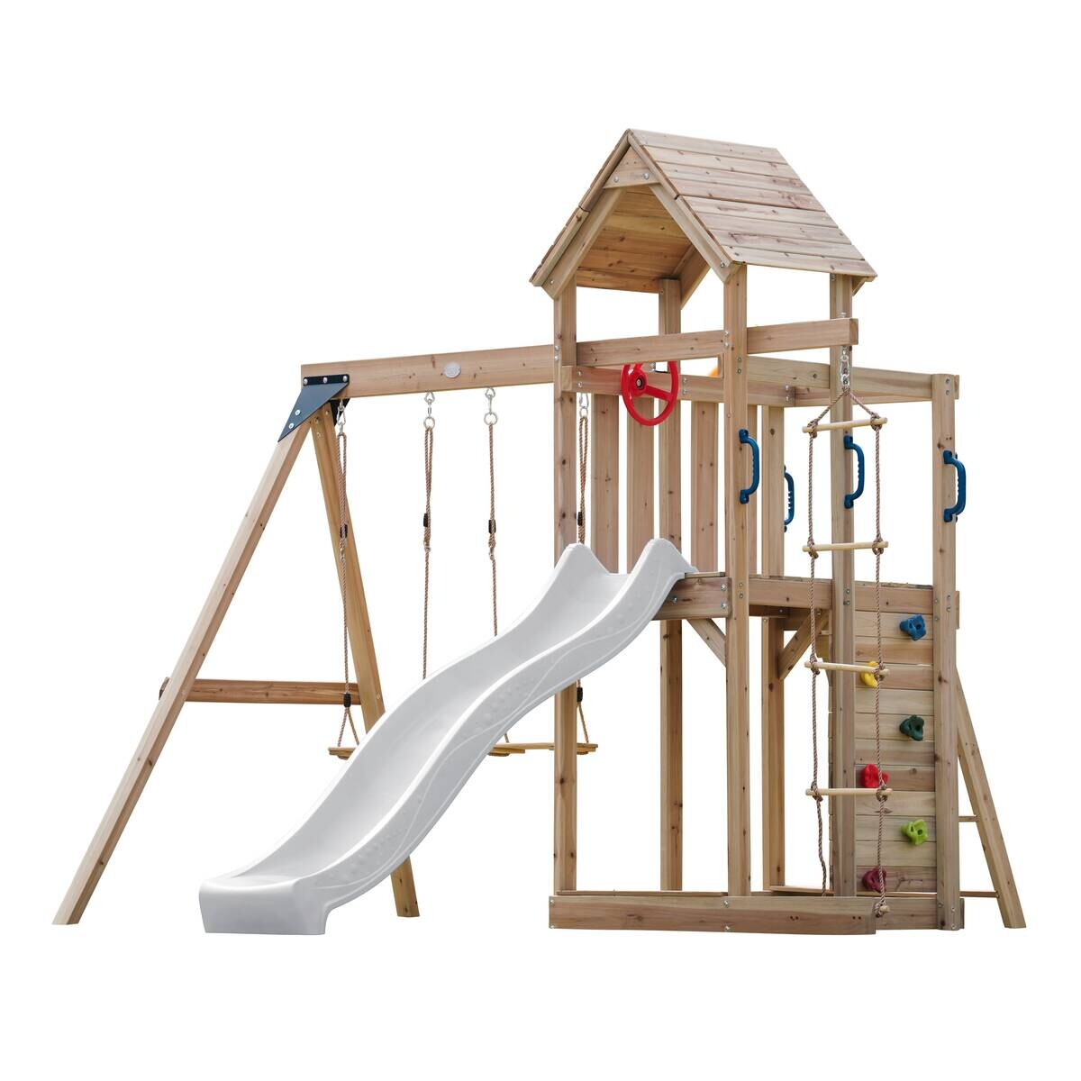 AXI Spielturm Moos braun B/H/L: ca. 342x267x375 cm