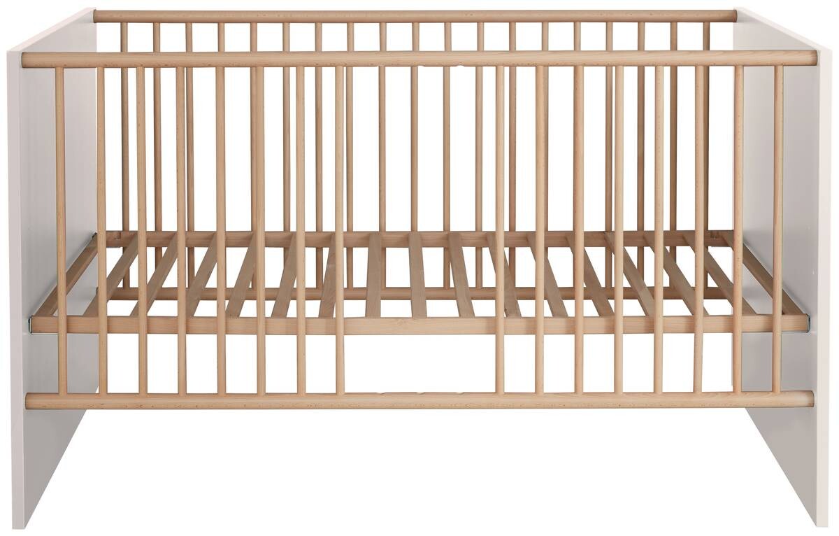 Babybett Mats weiß B/H/T: ca. 144x83x78 cm