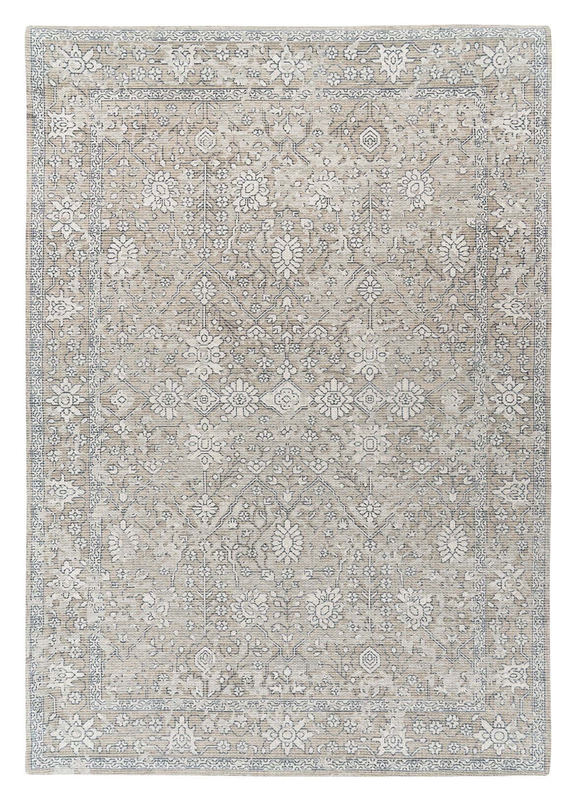 Kayoom Flachflorteppich Perry 125 beige B/L: ca. 80x150 cm