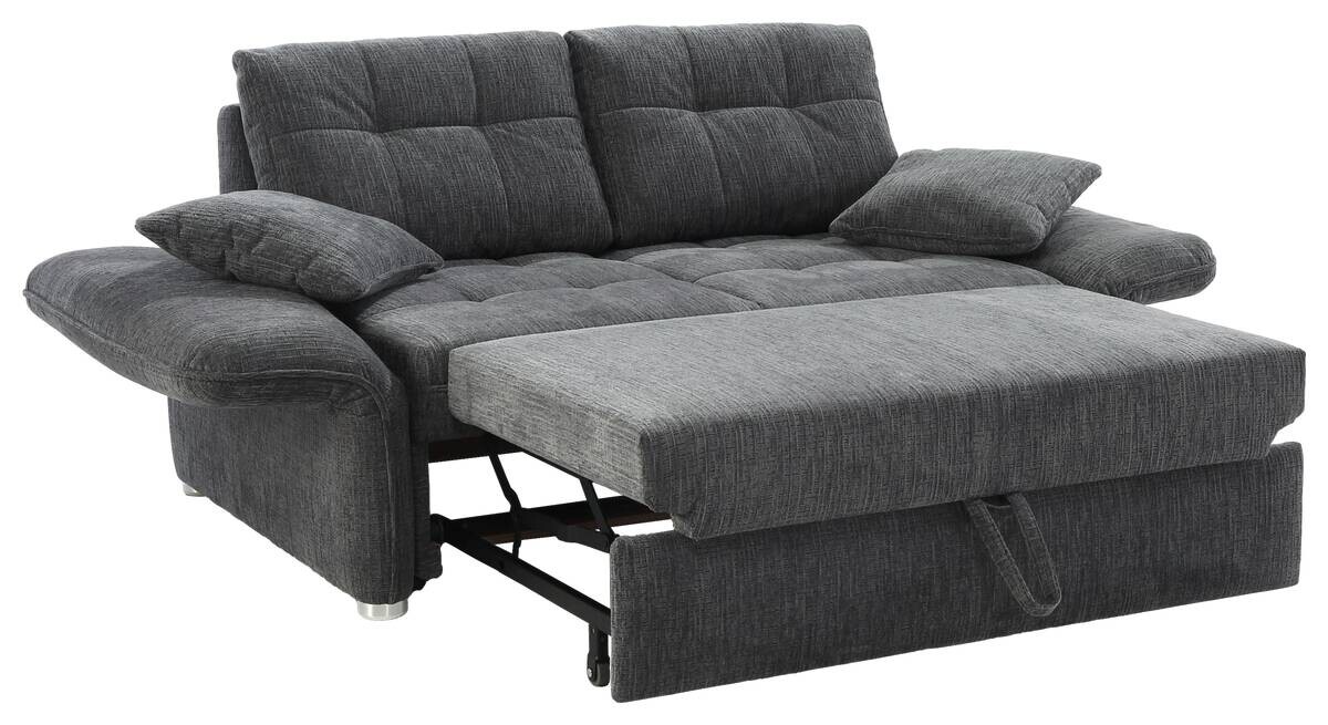 Schlafsofa grau Polyester B/H/T: ca. 191x84x105 cm