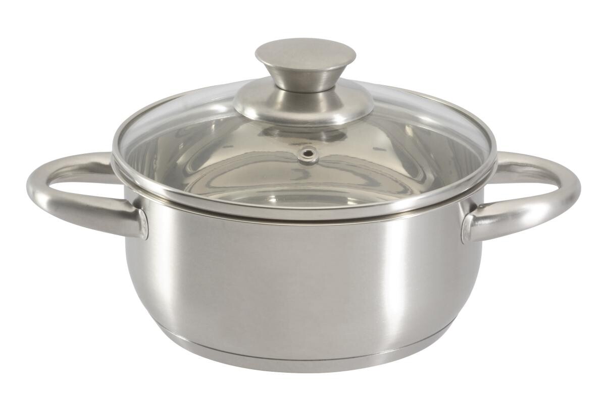 POCOline Kochtopf silber Edelstahl D: ca. 16 cm