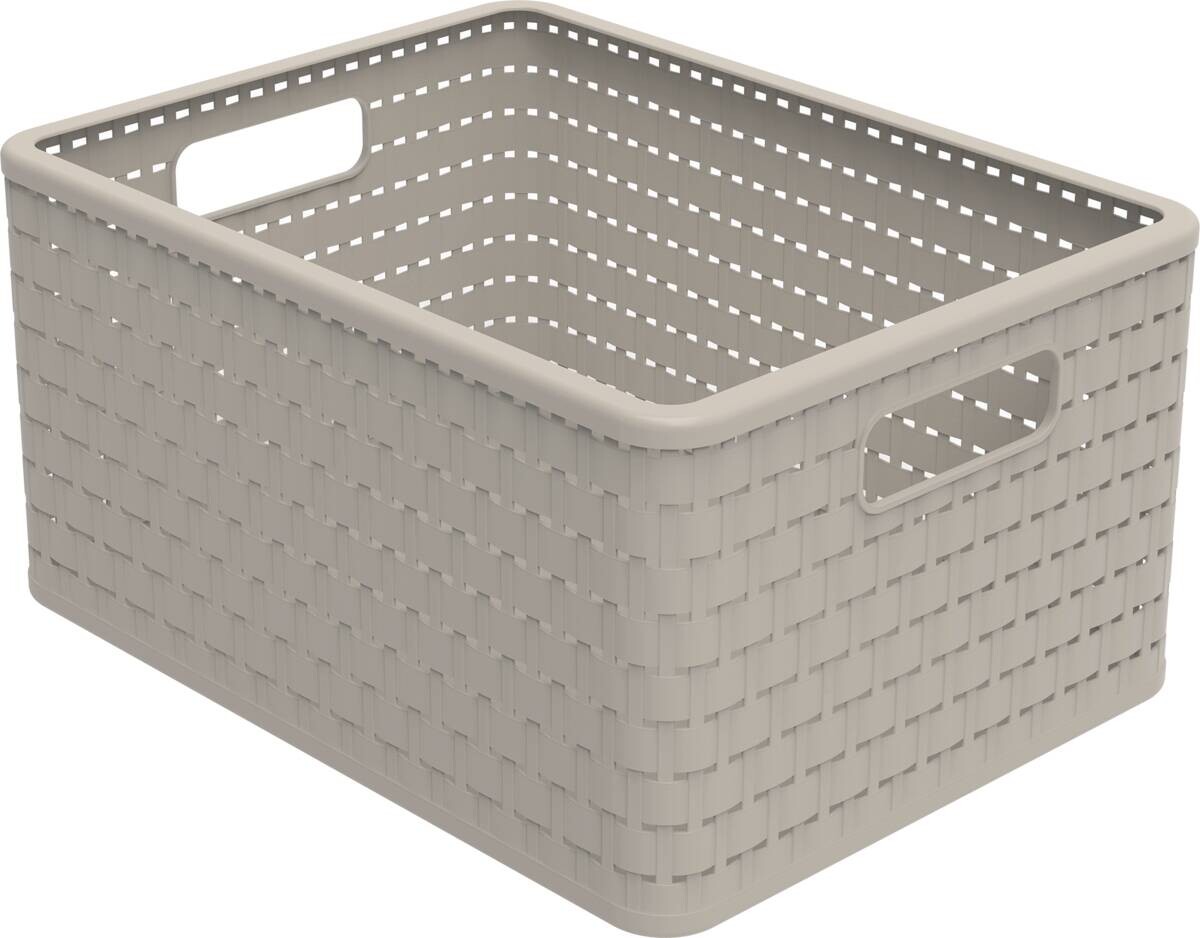 Rotho Korb COUNTRY Cappuccino B/H/L: ca. 27,8x19,1x36,8 cm