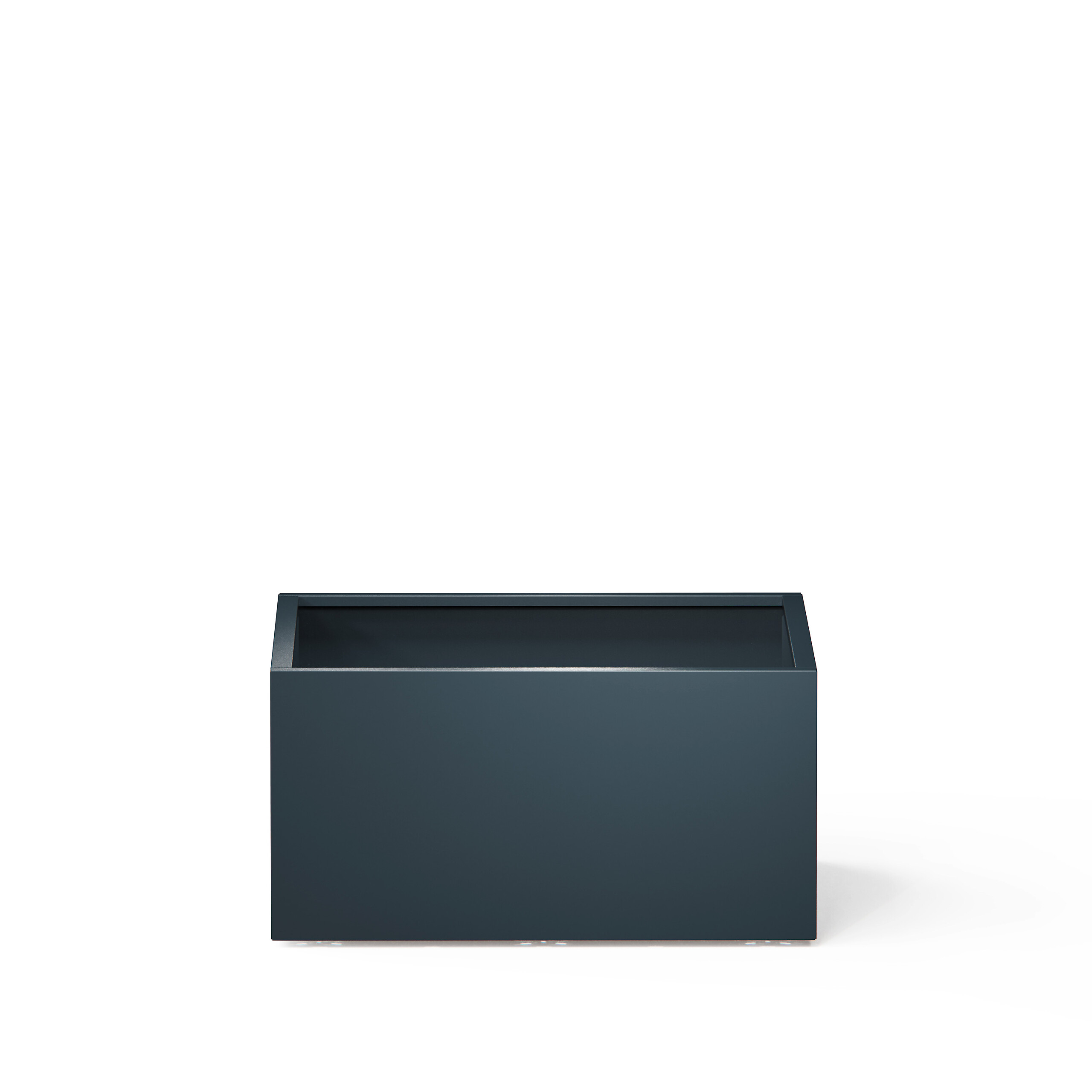 Herstera Garden Pflanzkübel Cube anthrazit Metall B/H/L: ca. 100x50x100 cm