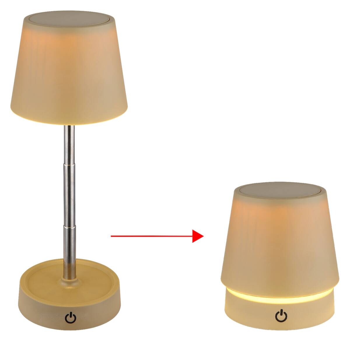 GLOBO Tischleuchte Carlos