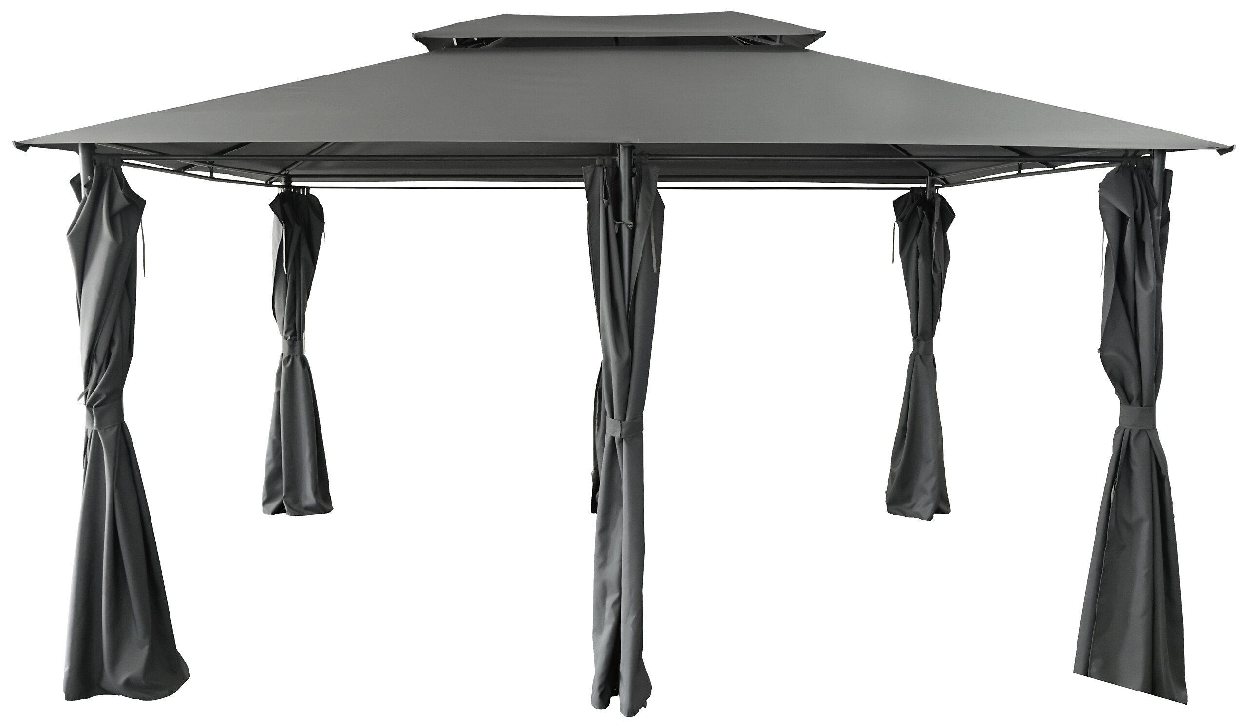 POCOline Pavillon schwarz Stahl B/H/L: ca. 400x270x300 cm
