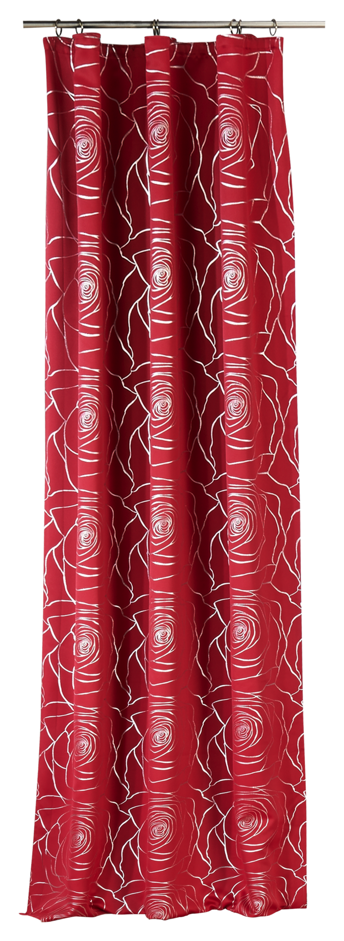 Home Essential Verdunklungsvorhang Roses rot B/L: ca. 140x245 cm