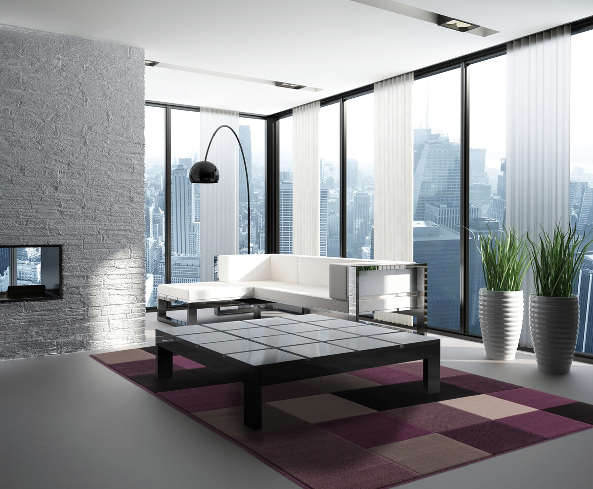 Kayoom Kurzflorteppich Sona 2034 silber B/L: ca. 80x150 cm