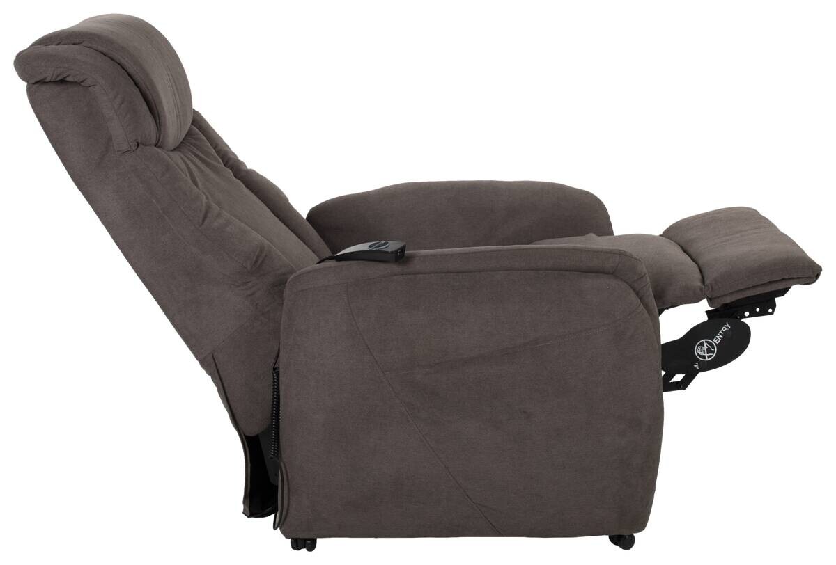 TV-Sessel Ronda graubraun Webstoff B/H/T: ca. 79x116x85 cm