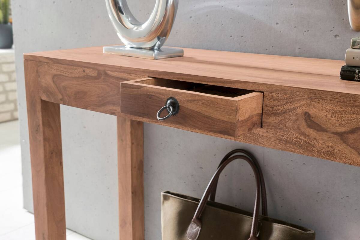 Konsolentisch natur Akazie B/H/T: ca. 120x76x40 cm