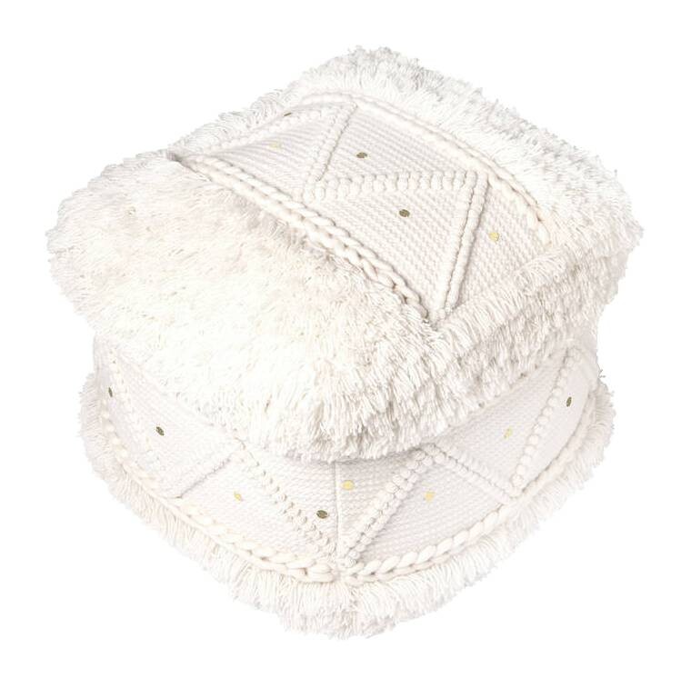 360 Living Hocker Bohist 500 creme B/H/T: ca. 50x45x50 cm