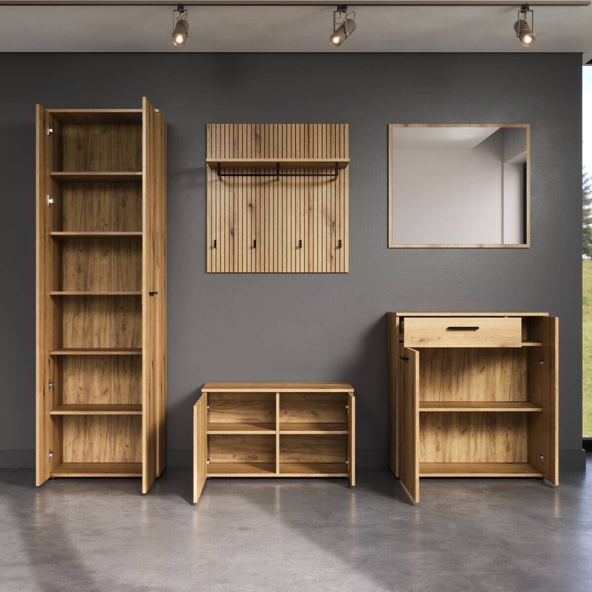 Schuhkommode Pure Bliss Eiche Evoke Oak Nachbildung B/H/T: ca. 80x89x36 cm