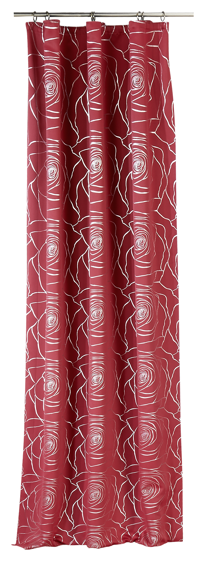 Home Essential Verdunklungsvorhang Roses rot B/L: ca. 140x245 cm