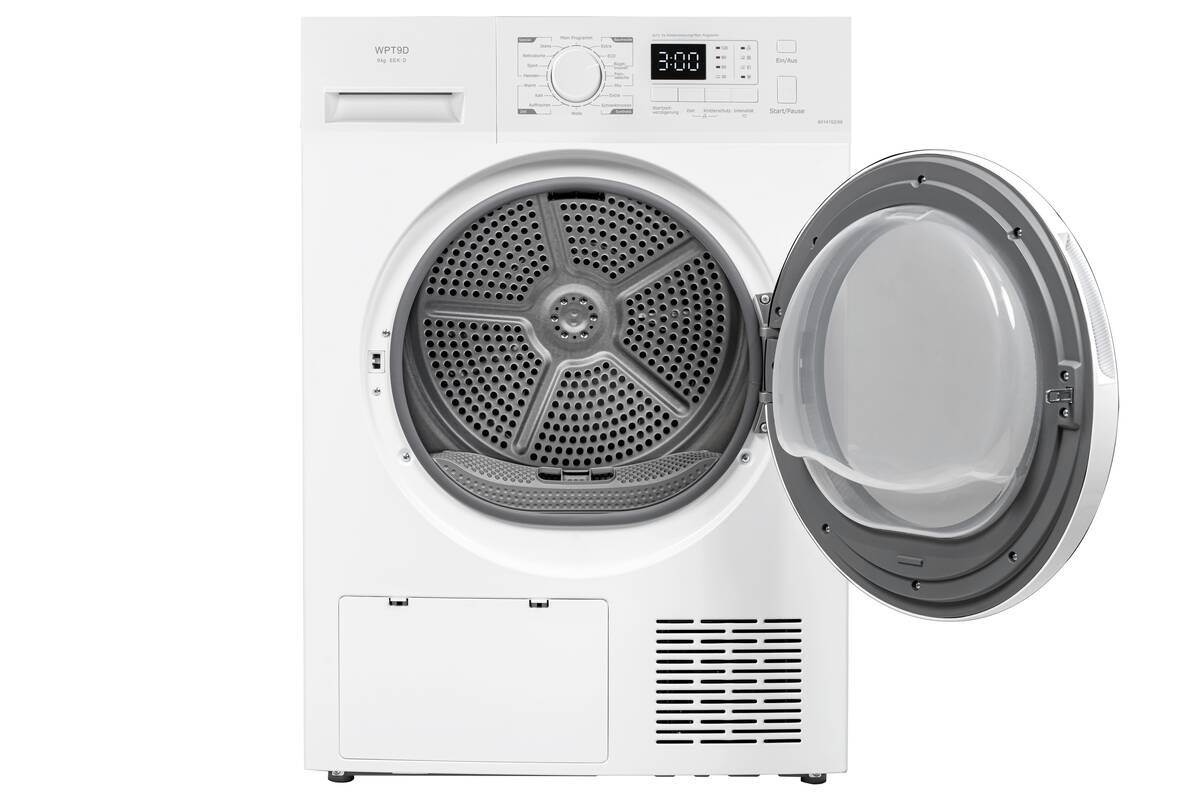 POCOline Wärmepumpentrockner WPT9DW16 weiß B/H/T: ca. 59,5x84,5x68 cm ca. 9 kg