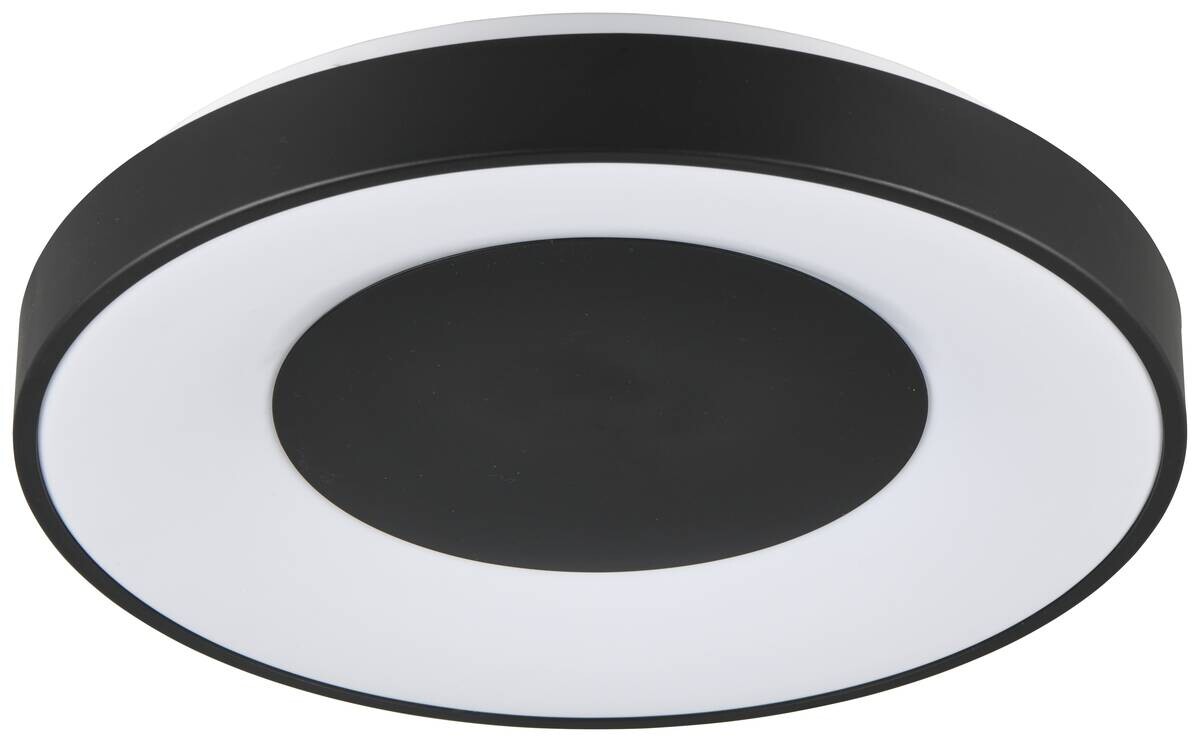 Reality Deckenleuchte Miami schwarz Kunststoff H/D: ca. 7x38,5 cm