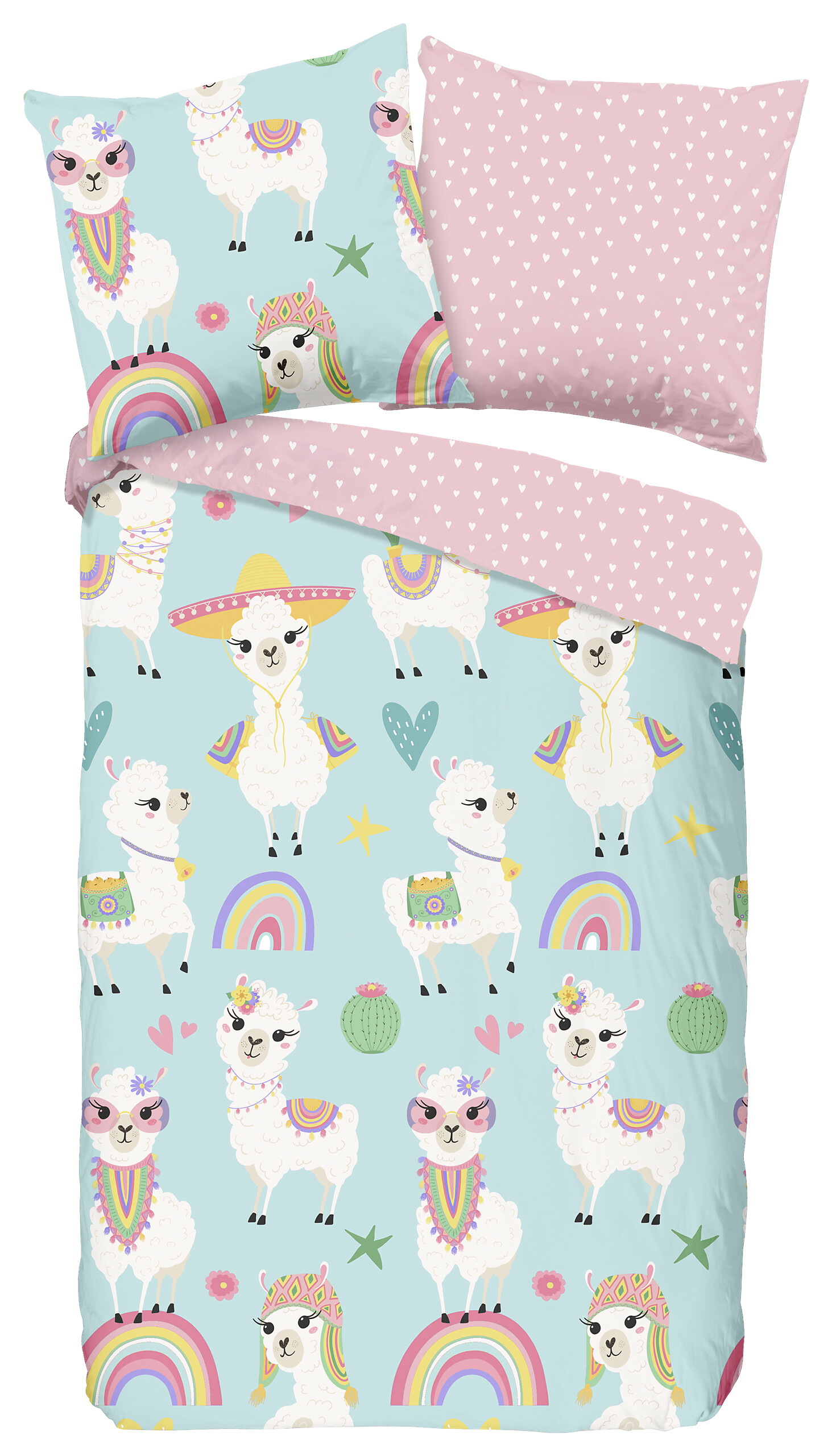 Baumwoll Bettwäsche Lamalife Renforce