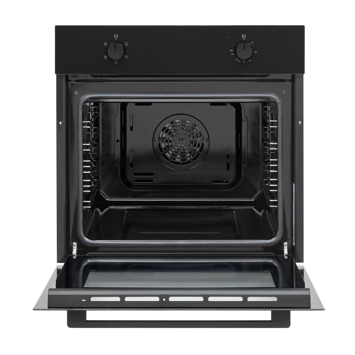 Mican Einbaubackofen BOAUS65 schwarz Metall B/H/T: ca. 59,5x59,5x57 cm