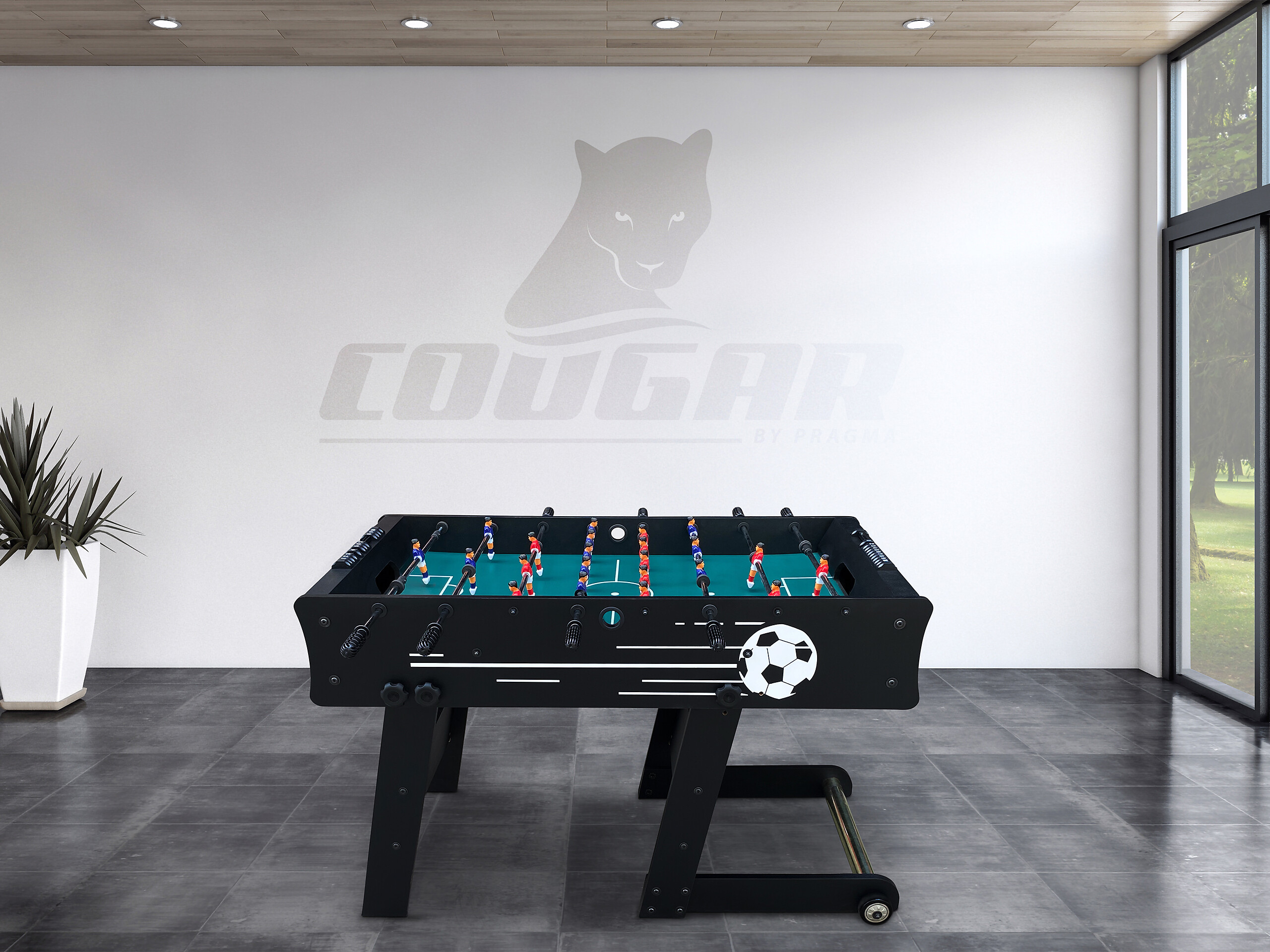 Cougar Kickertisch Scorpion Kick TS B/H/L: ca. 61x80x122 cm