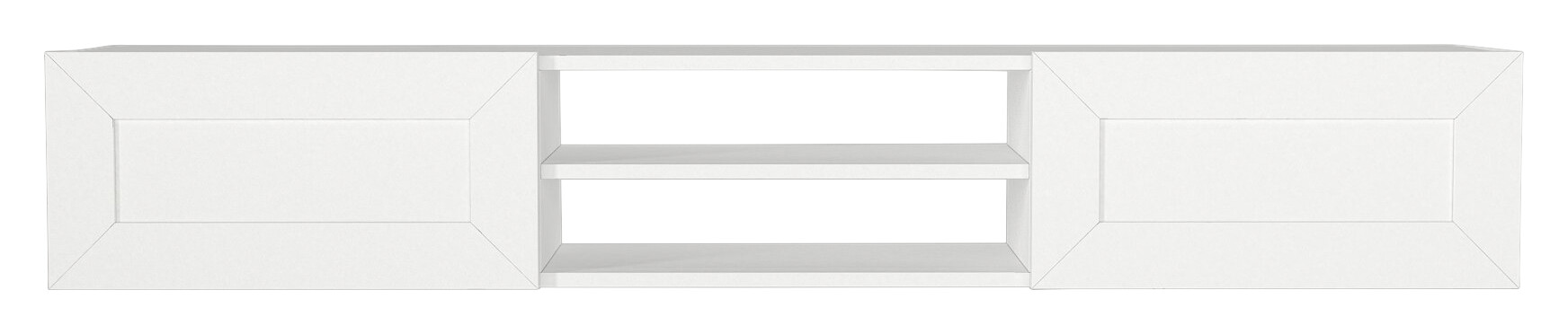 TV-Lowboard Piuma weiß B/H/T: ca. 180x29,1x29,6 cm